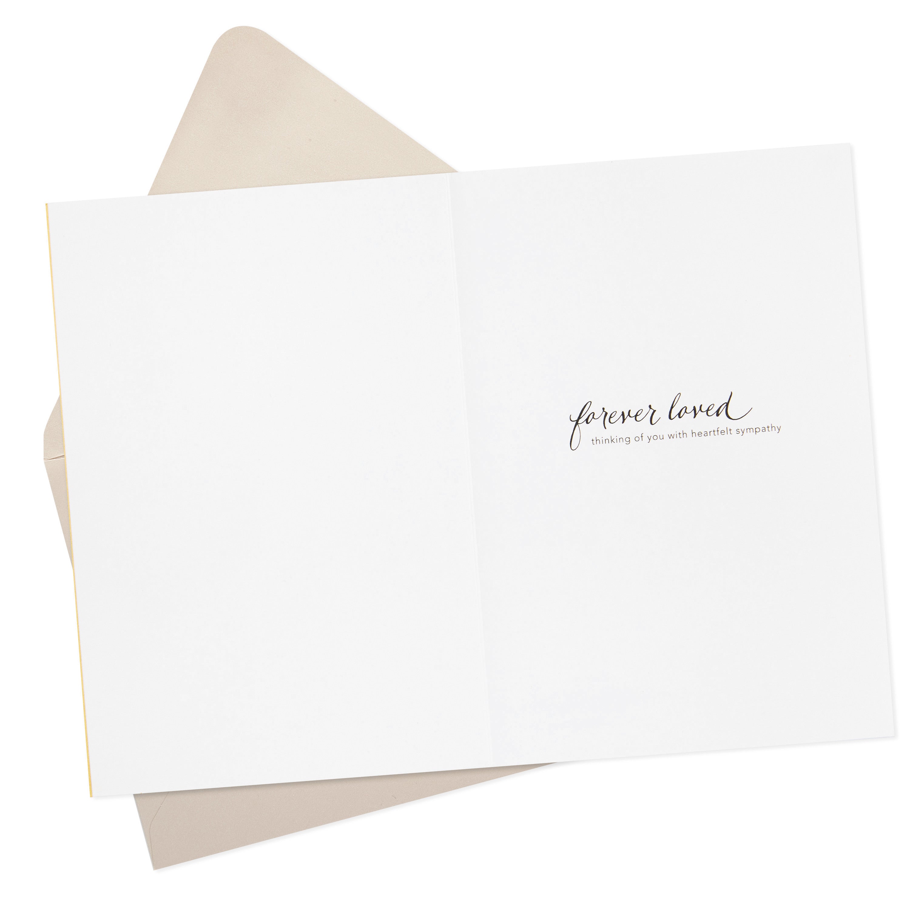 Signature Sympathy Card (Forever Remembered)