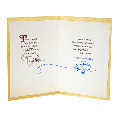 Romantic Father's Day Card for Husband (The Life We've Built)