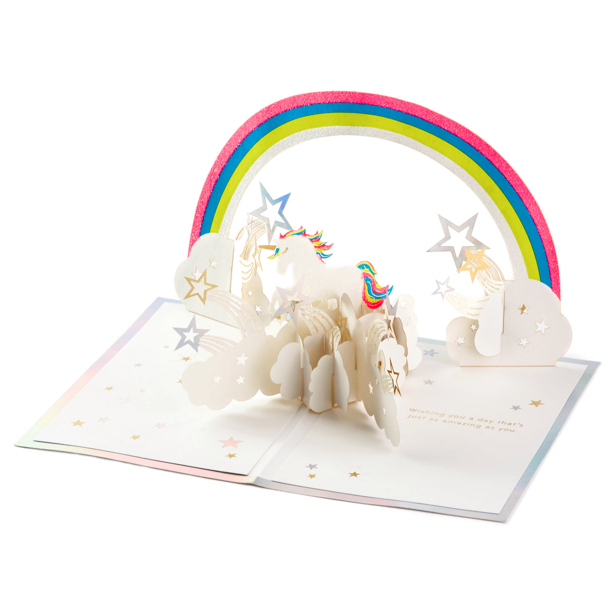 Signature Paper Wonder Pop Up Birthday Card (Unicorn, You Are Magical)