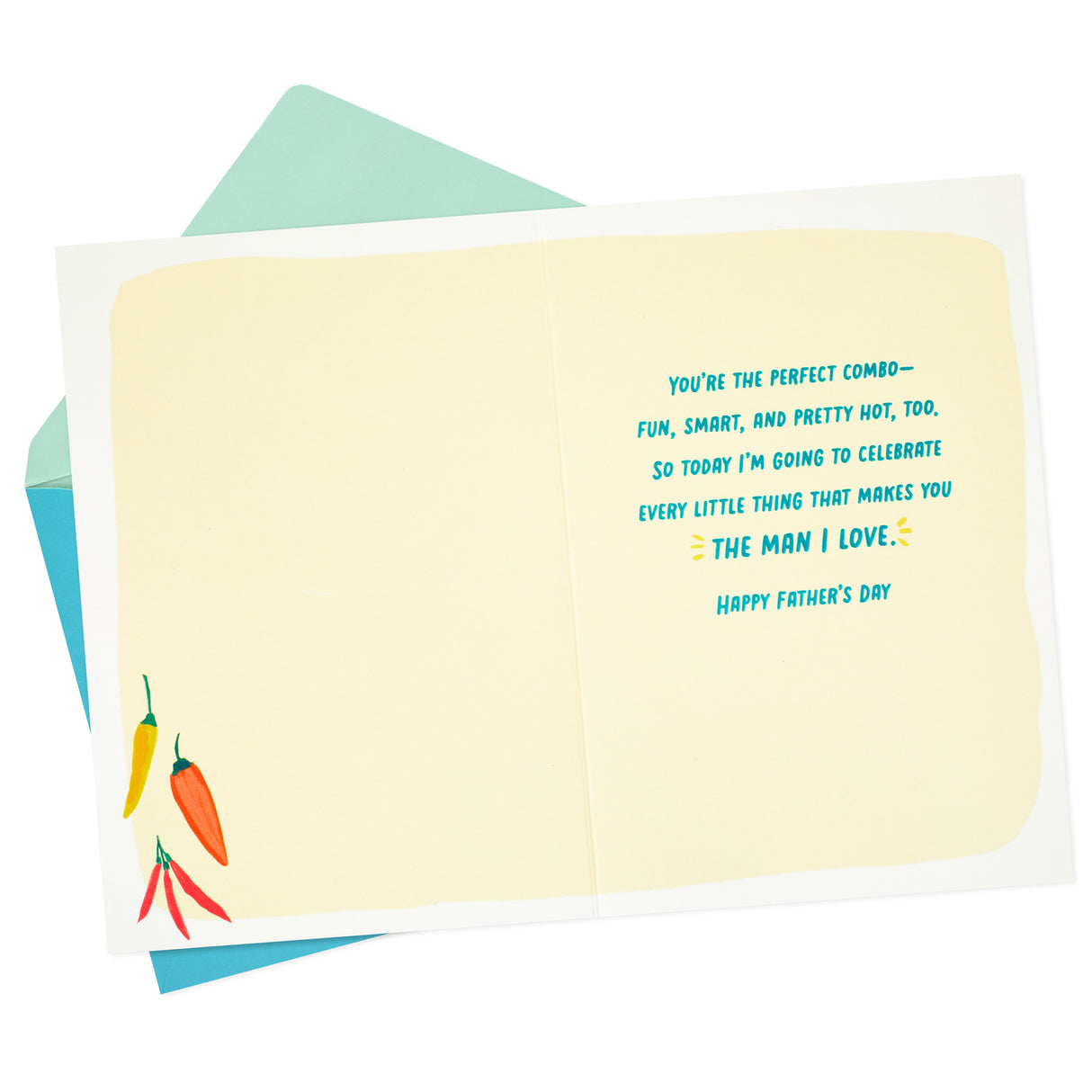 Fathers Day Card for Husband or Boyfriend (One Hot Dad)