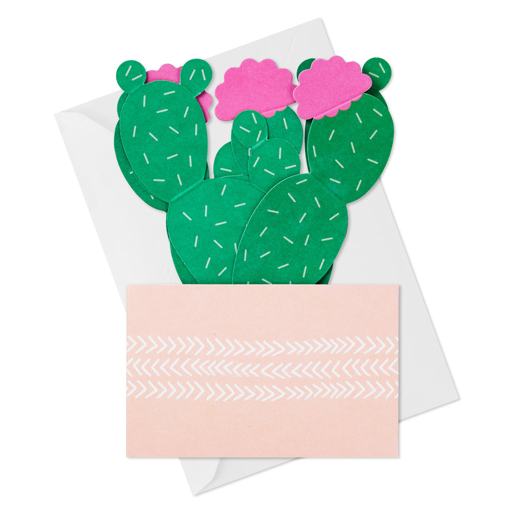  Paper Wonder Blank Pop Up Card (Potted Cactus)