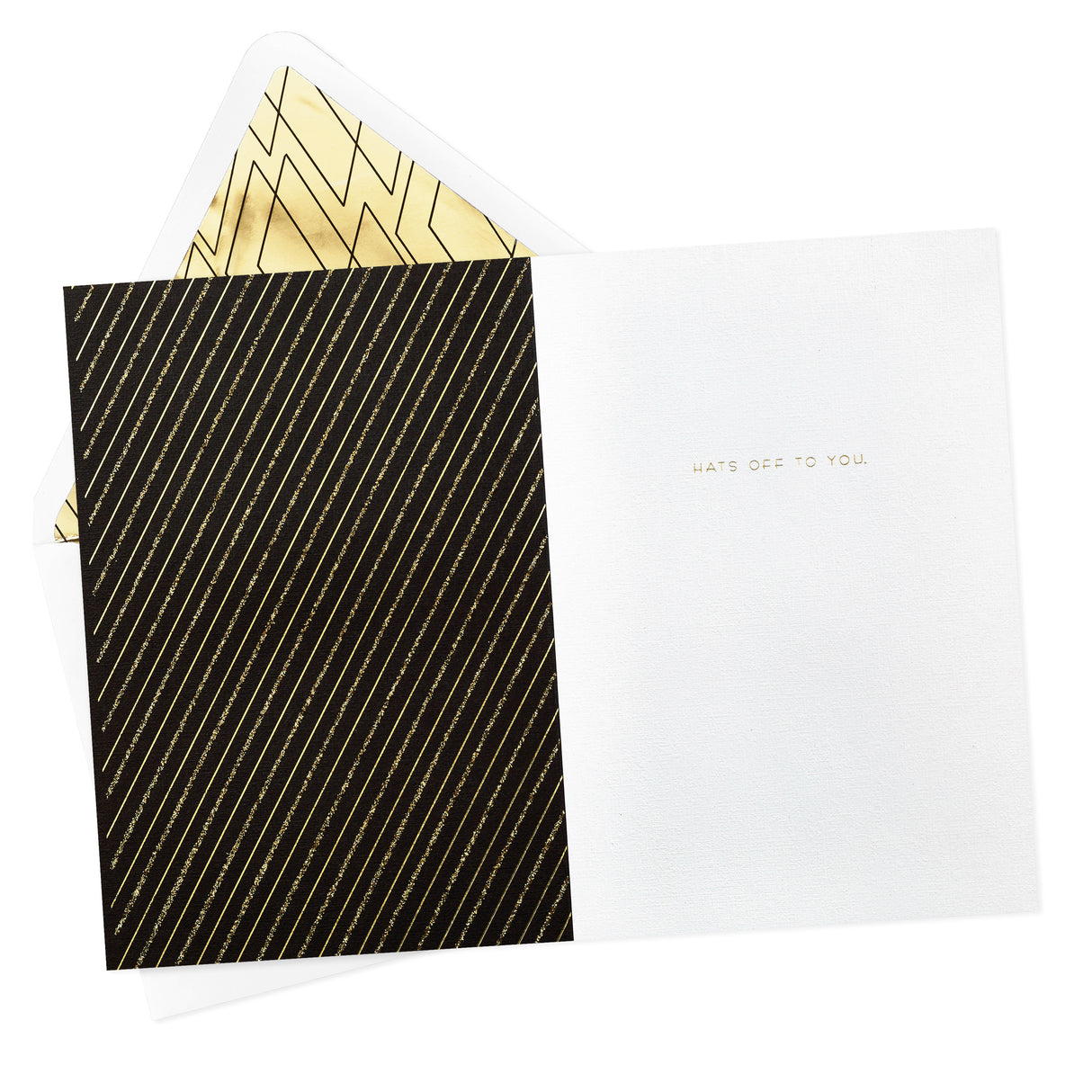 Signature Graduation Card (Graduation Cap With Tassel Hats Off to You)