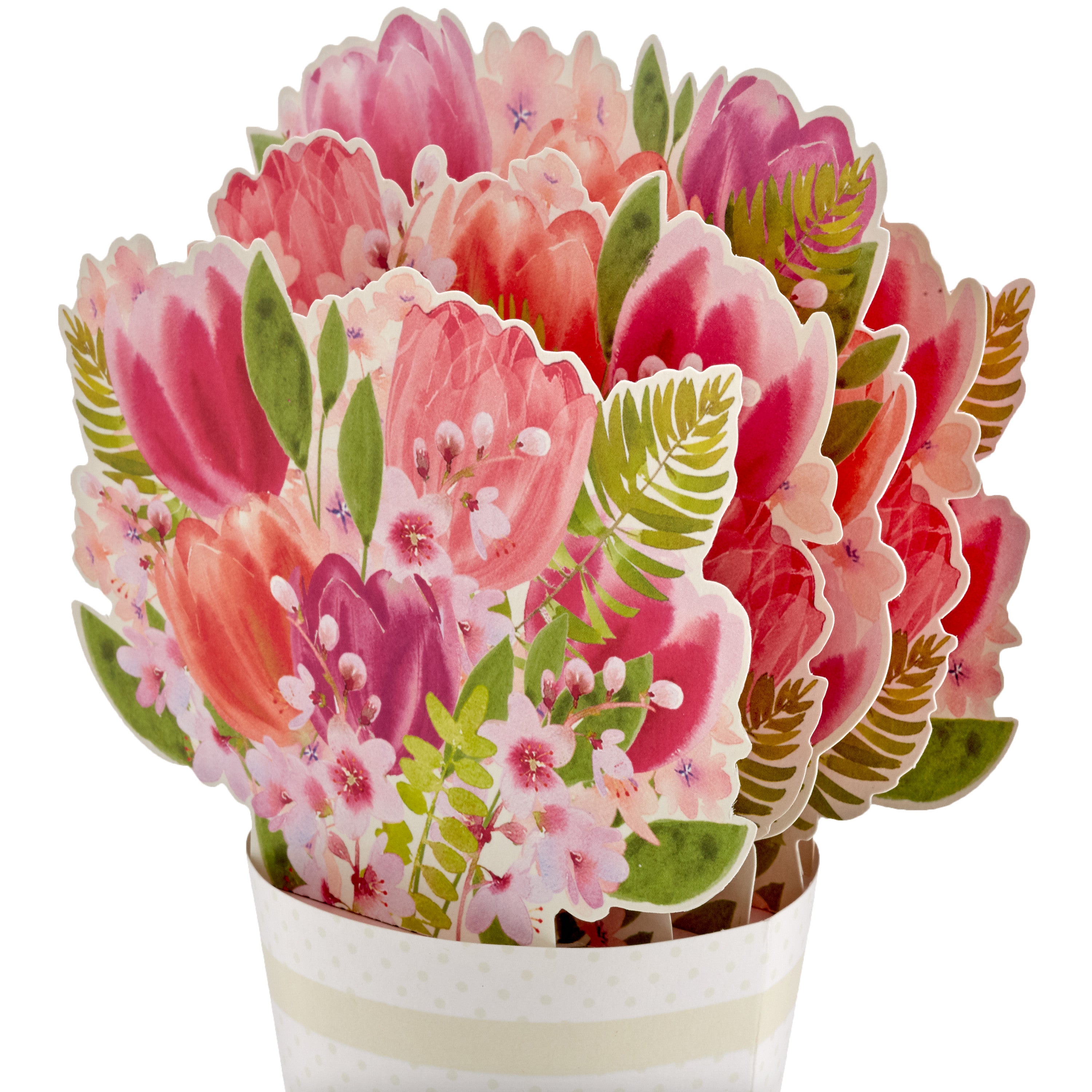 Paper Wonder Pop Up Mothers Day Card (Bouquet of Tulips)