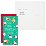 Christmas Money or Gift Card Holders Assortment, Snowmen and Santa (6 Holiday Cards and Envelopes)