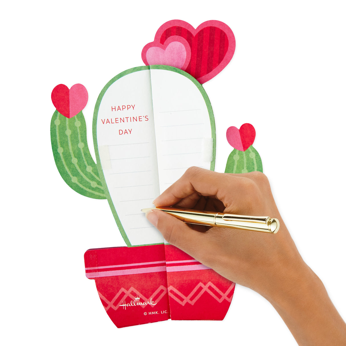 Paper Wonder Pop Up Valentines Day Card (Cactus)