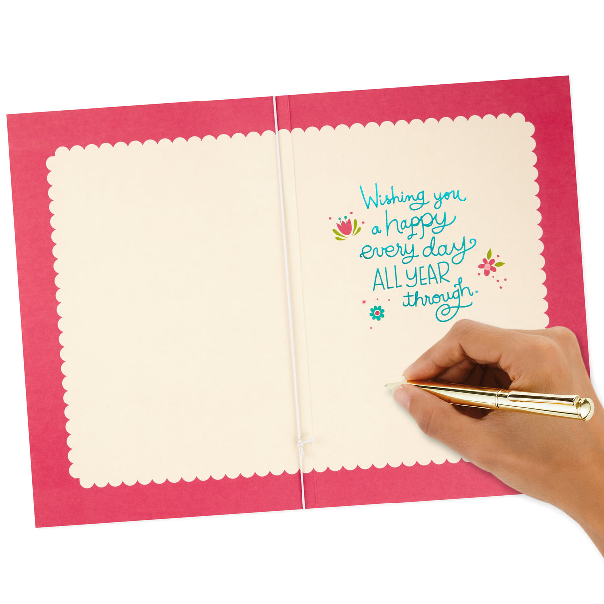Peanuts Mother's Day Card (Snoopy with Flowers)