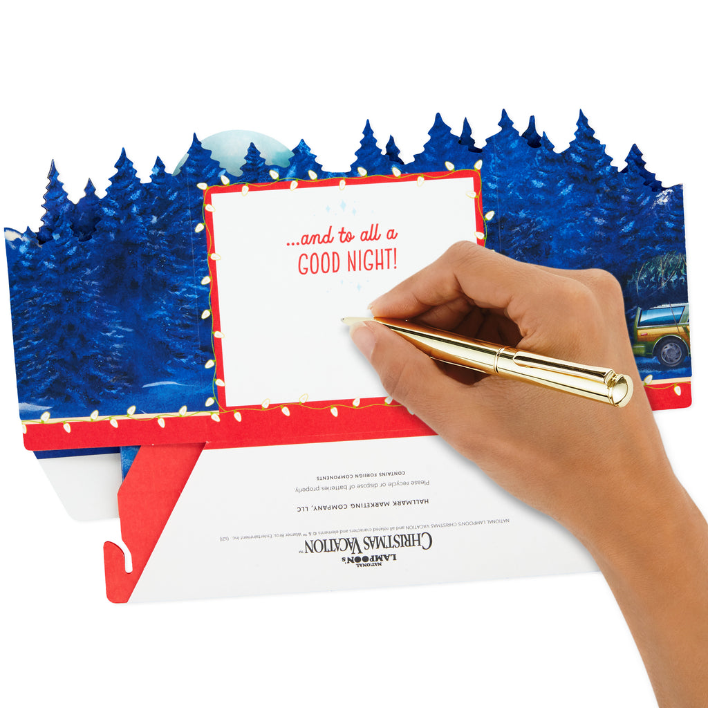 Paper Wonder Musical Pop Up Christmas Card (National Lampoon's Christmas Vacation, Plays Hallelujah Chorus)