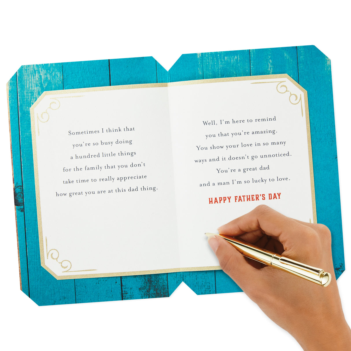 Fathers Day Card for Husband or Boyfriend (Great Dad)