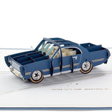 Signature Paper Wonder Pop Up Birthday Card (Classic Car, Amazing Ride)