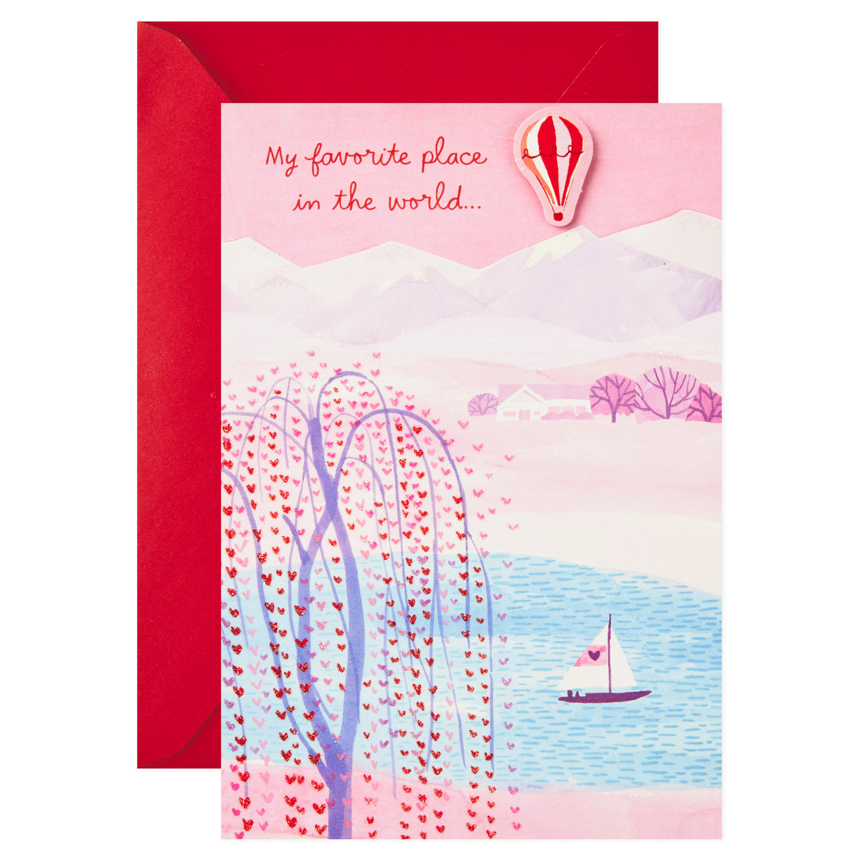 Paper Wonder Valentines Day Pop Up Card for Significant Other (Hot Air Balloon Valentine)