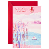 Paper Wonder Valentines Day Pop Up Card for Significant Other (Hot Air Balloon Valentine)