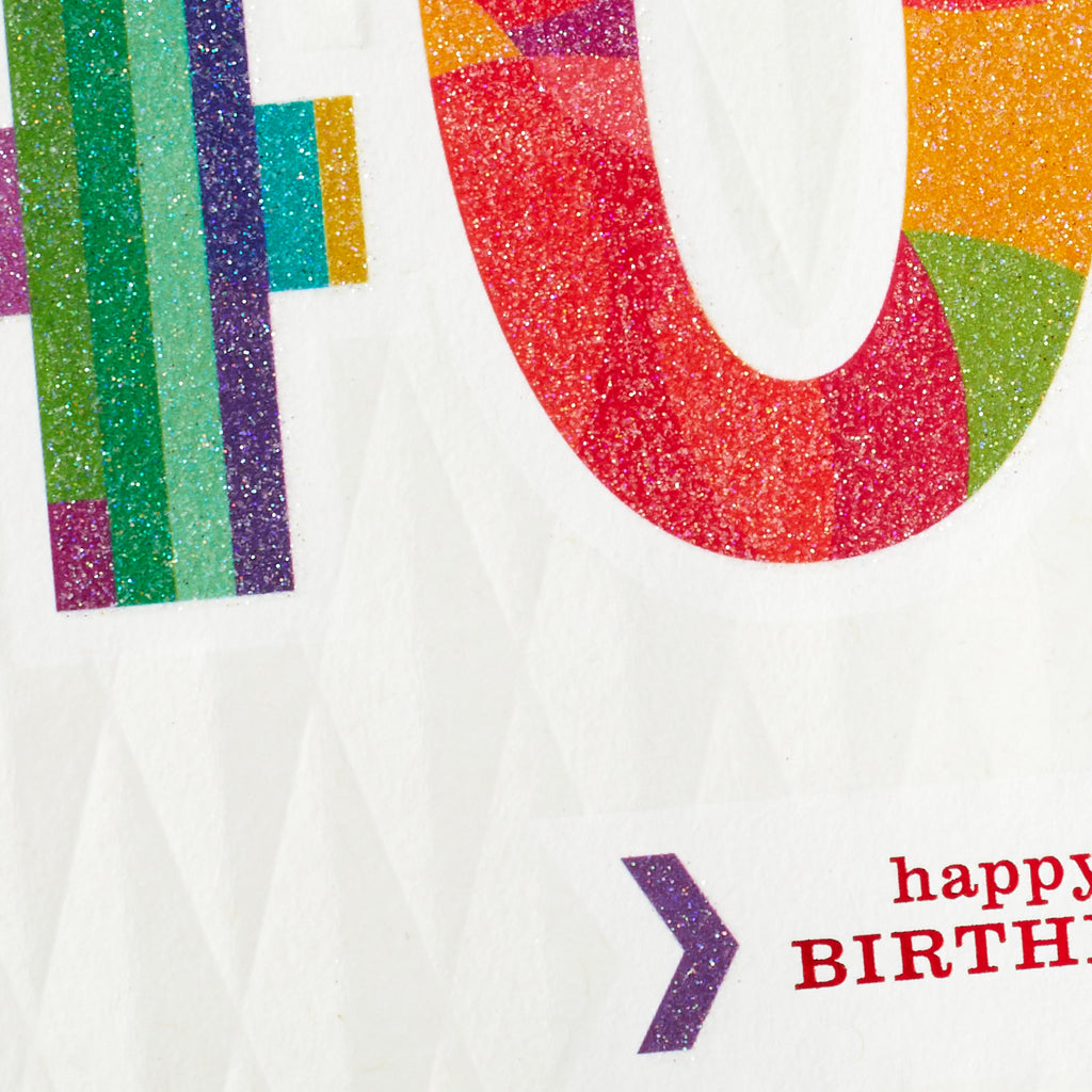 You Make a Difference 40th Birthday Card