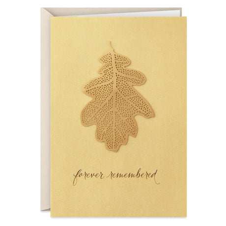 Signature Sympathy Card (Forever Remembered)