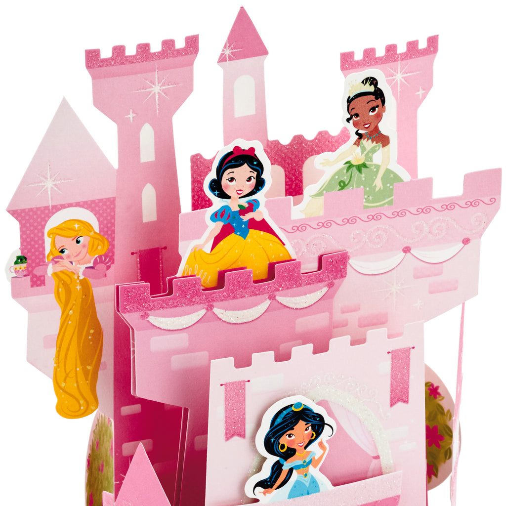  Paper Wonder Pop Up Birthday Card for Kids (Disney Princess Castle)
