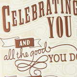 Father's Day Card for Dad, Stepdad, Grandpa, Husband (Celebrating You)