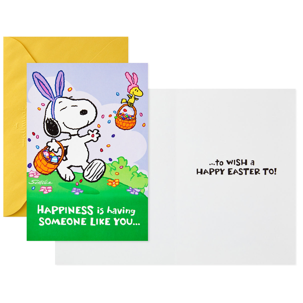 Peanuts Pack of Easter Cards, Snoopy Jelly Beans (6 Cards with Envelopes)