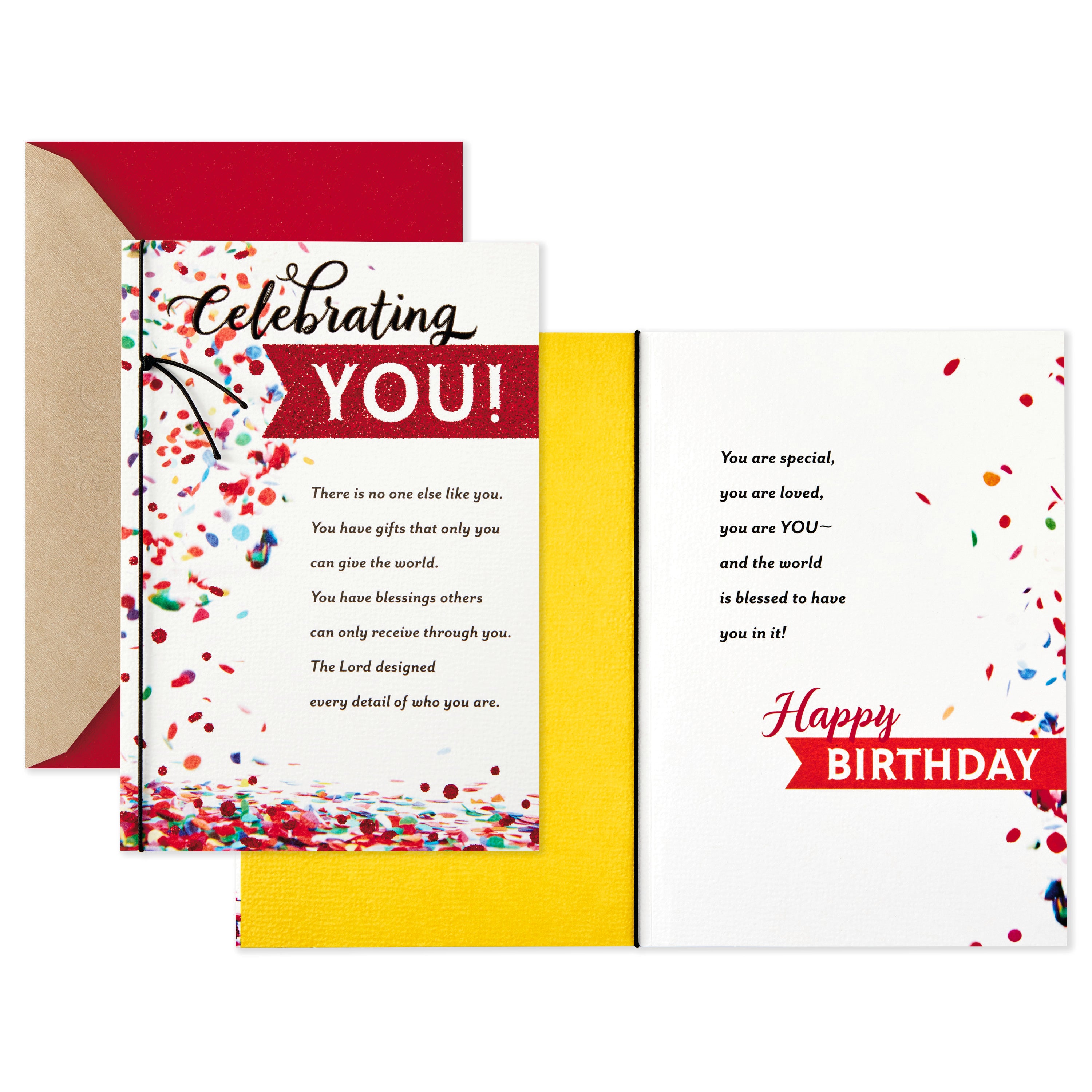 DaySpring Religious Birthday Card (Celebrating You)