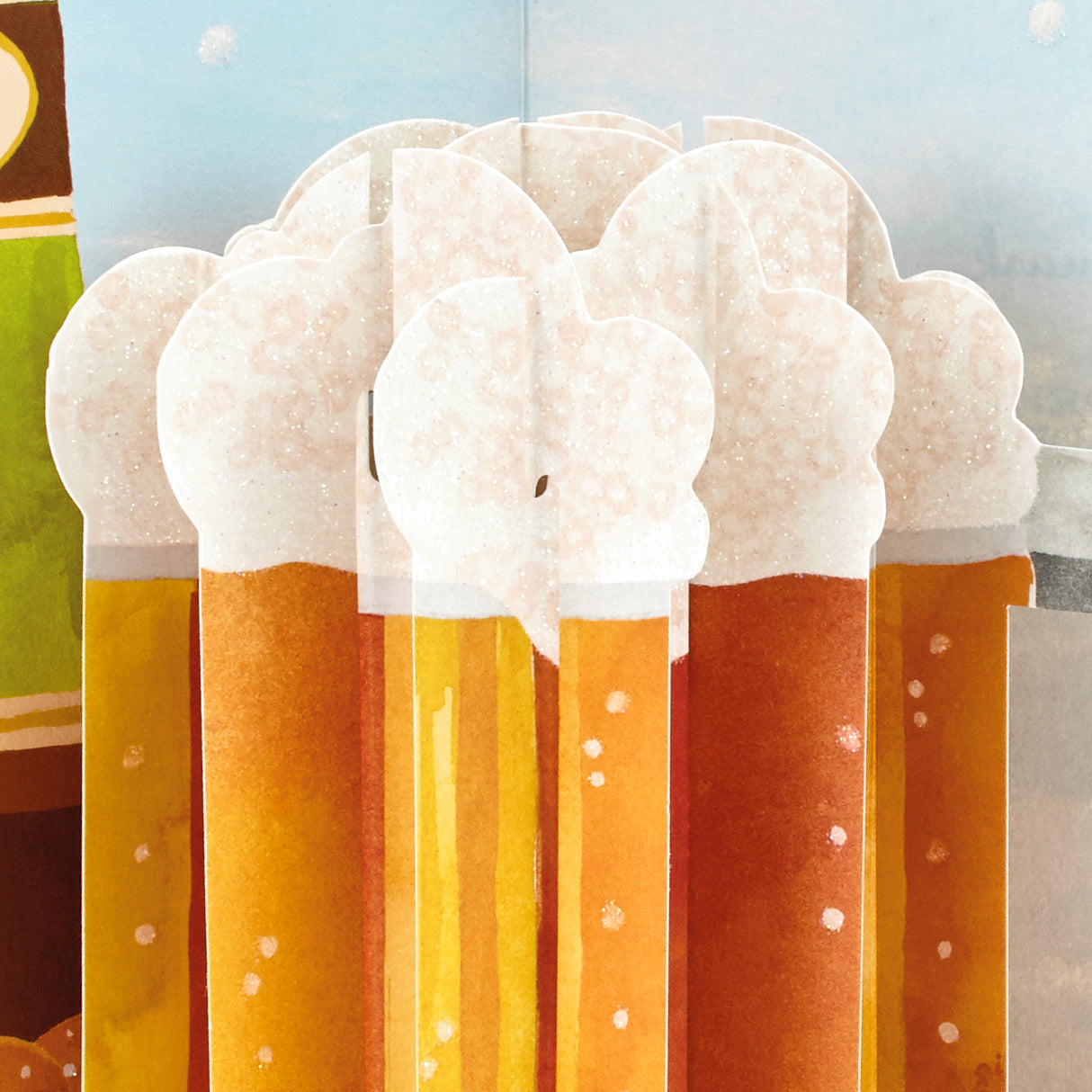 Paper Wonder Pop Up Fathers Day Card (Beer)