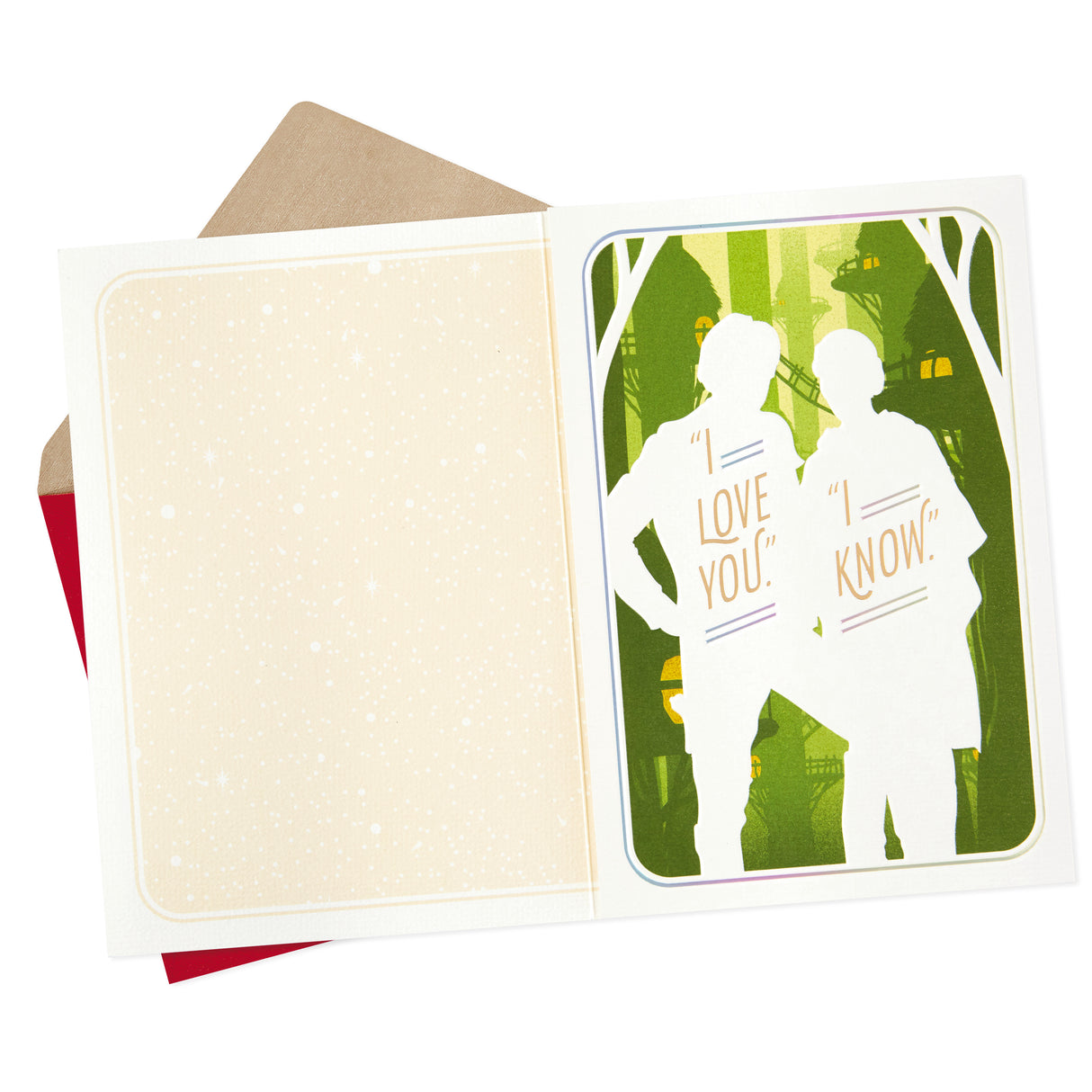 Star Wars Anniversary Card, Love Card (Han Solo, Princess Leia)