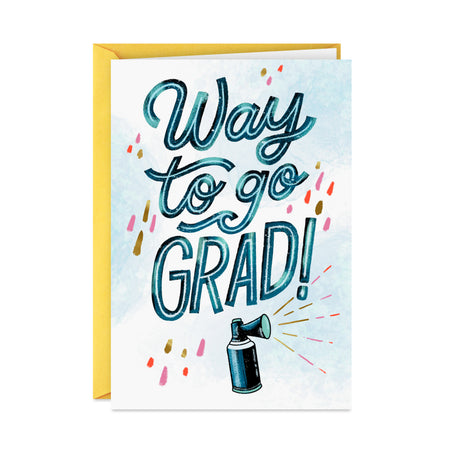 Personalized Video Graduation Card, Air Horns (Record Your Own Video Greeting)