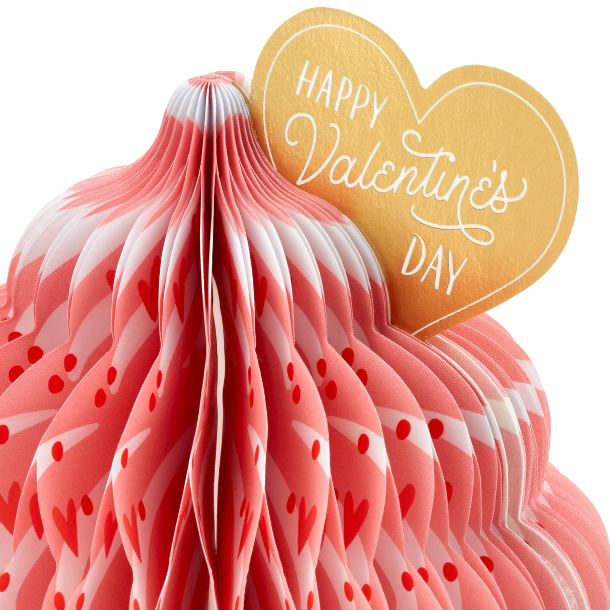 Paper Wonder Pop Up Valentines Day Card (Honeycomb Cupcake)