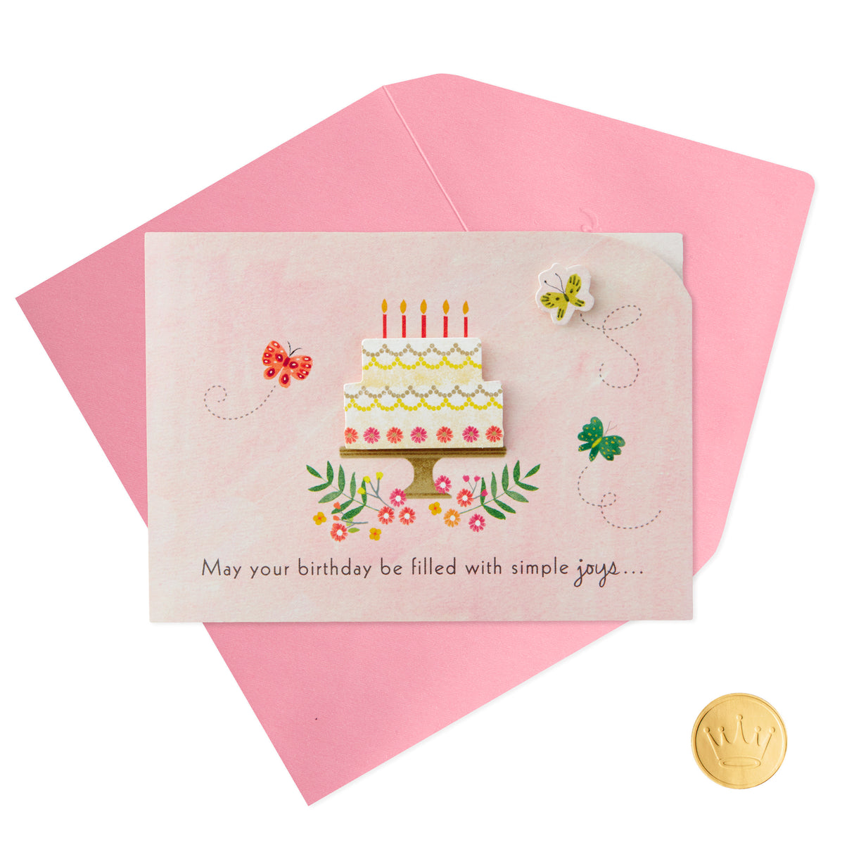 Paper Wonder Paper Craft Birthday Card (Happy Surprises)