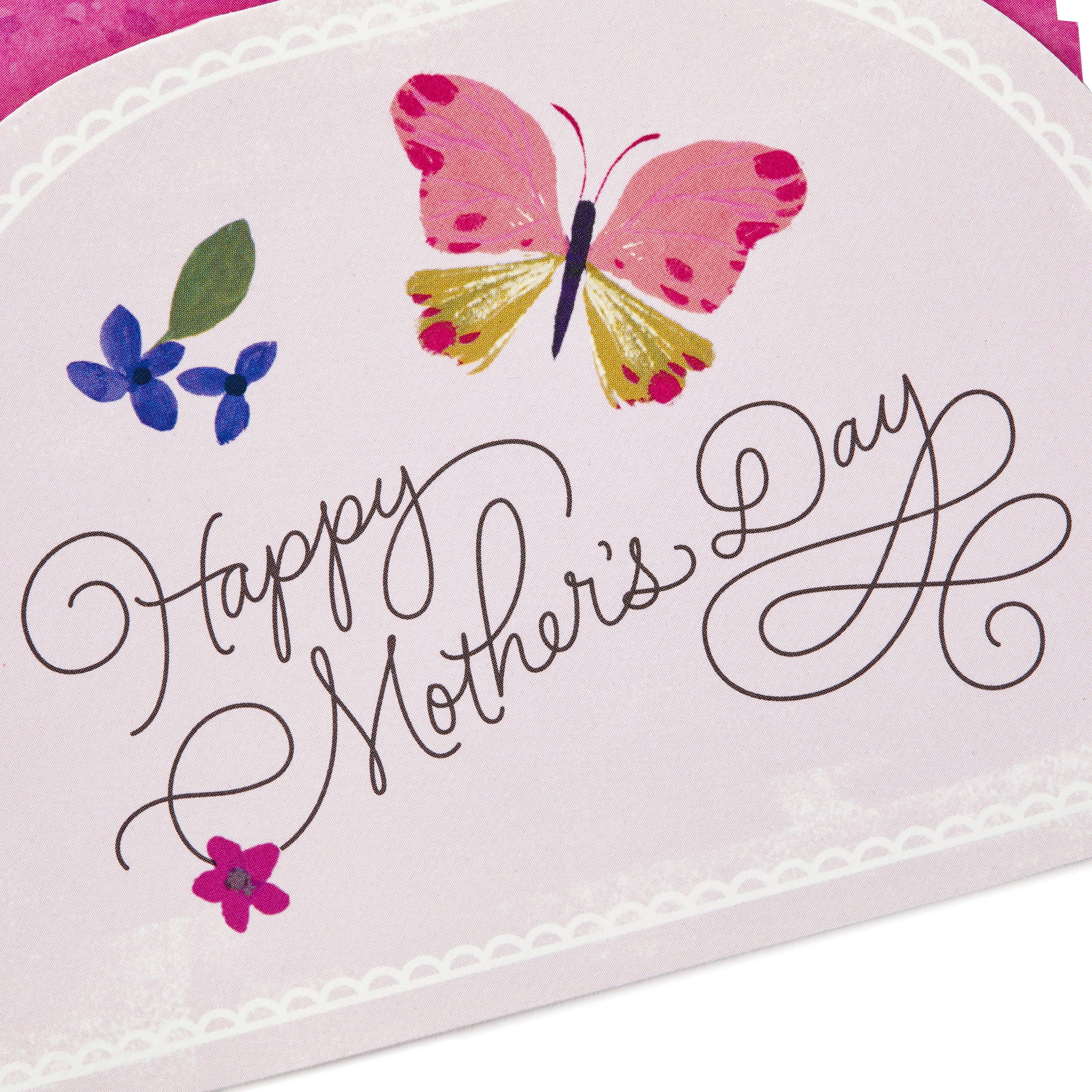 Paper Wonder Mothers Day Pop Up Card (Purple Flower Bouquet, Beautiful in Every Way)