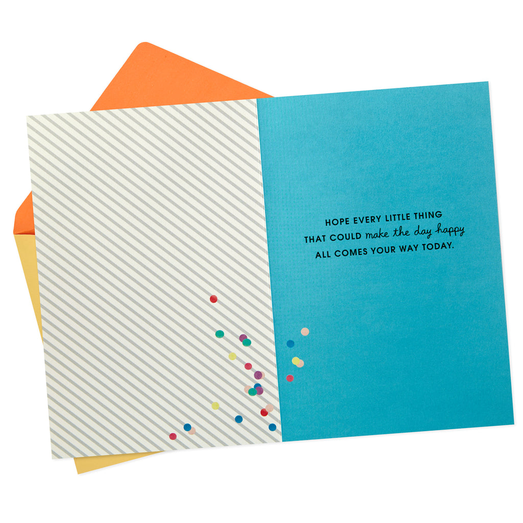 Birthday Card (Envelope with Confetti)