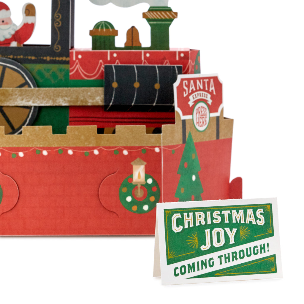 Paper Wonder Displayable Religious Pop Up Christmas Card (Christmas Train)