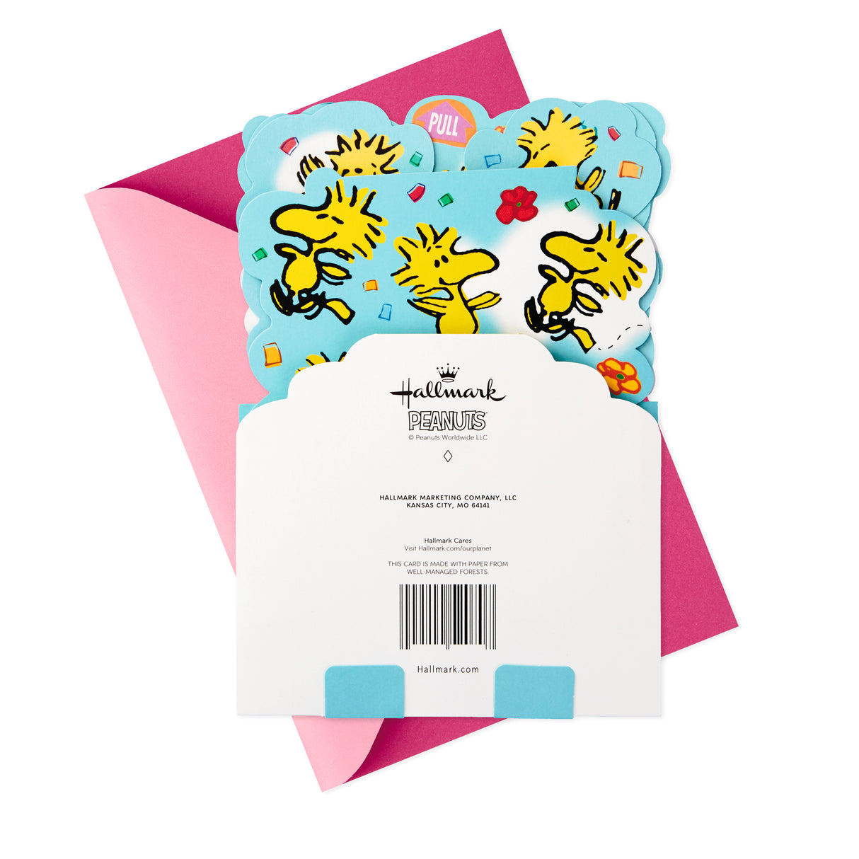 Peanuts Pop Up Mothers Day Card from Son or Daughter (Snoopy and Woodstock)