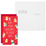 Christmas Money or Gift Card Holders Assortment, Snowmen and Santa (6 Holiday Cards and Envelopes)