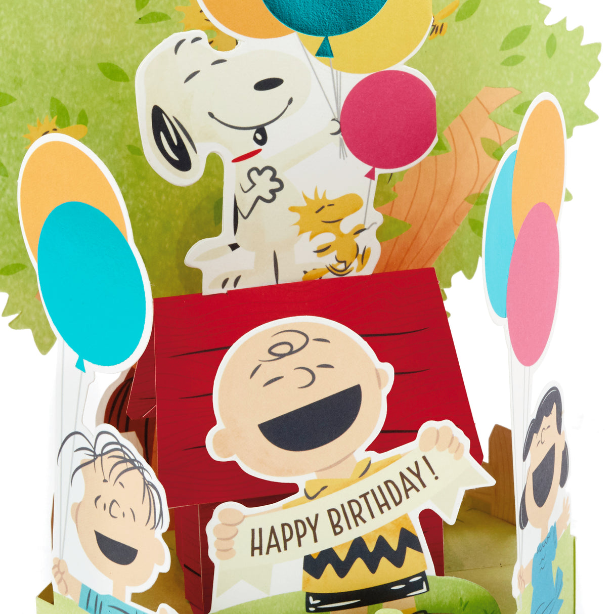  Paper Wonder Peanuts Pop Up Birthday Card (Snoopy, Charlie Brown, Day Filled with Fun)