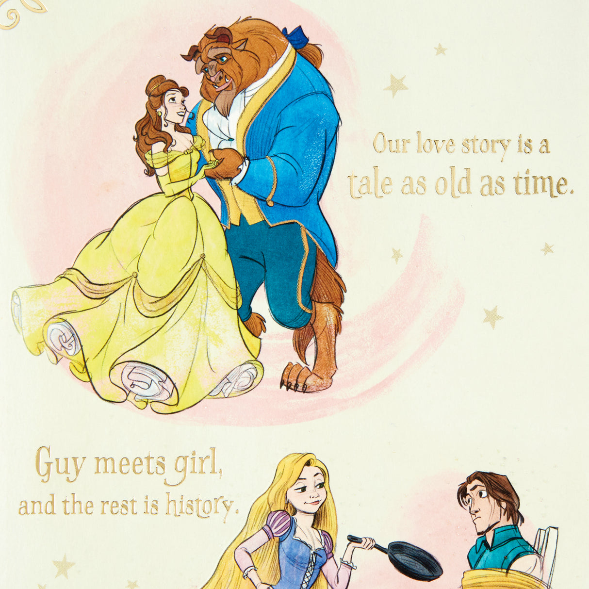 Disney Anniversary Card, Love Card (Our Fairy Tale)