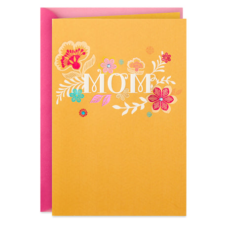 Birthday Card for Mom (Flowers)