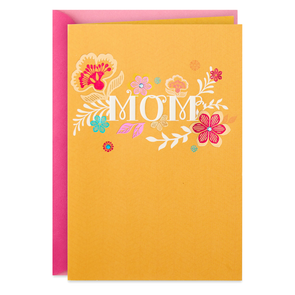 Birthday Card for Mom (Flowers)