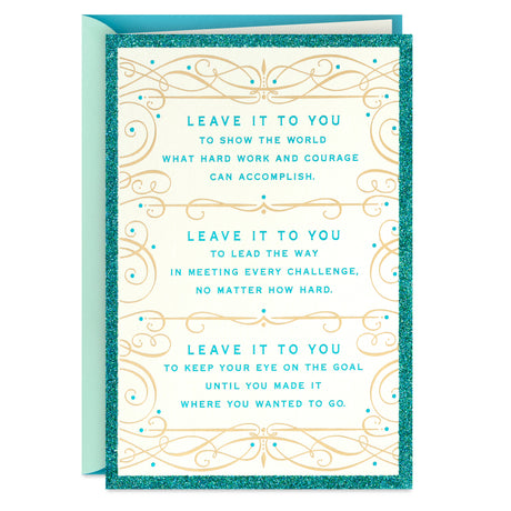 Graduation Card (Leave It To You)