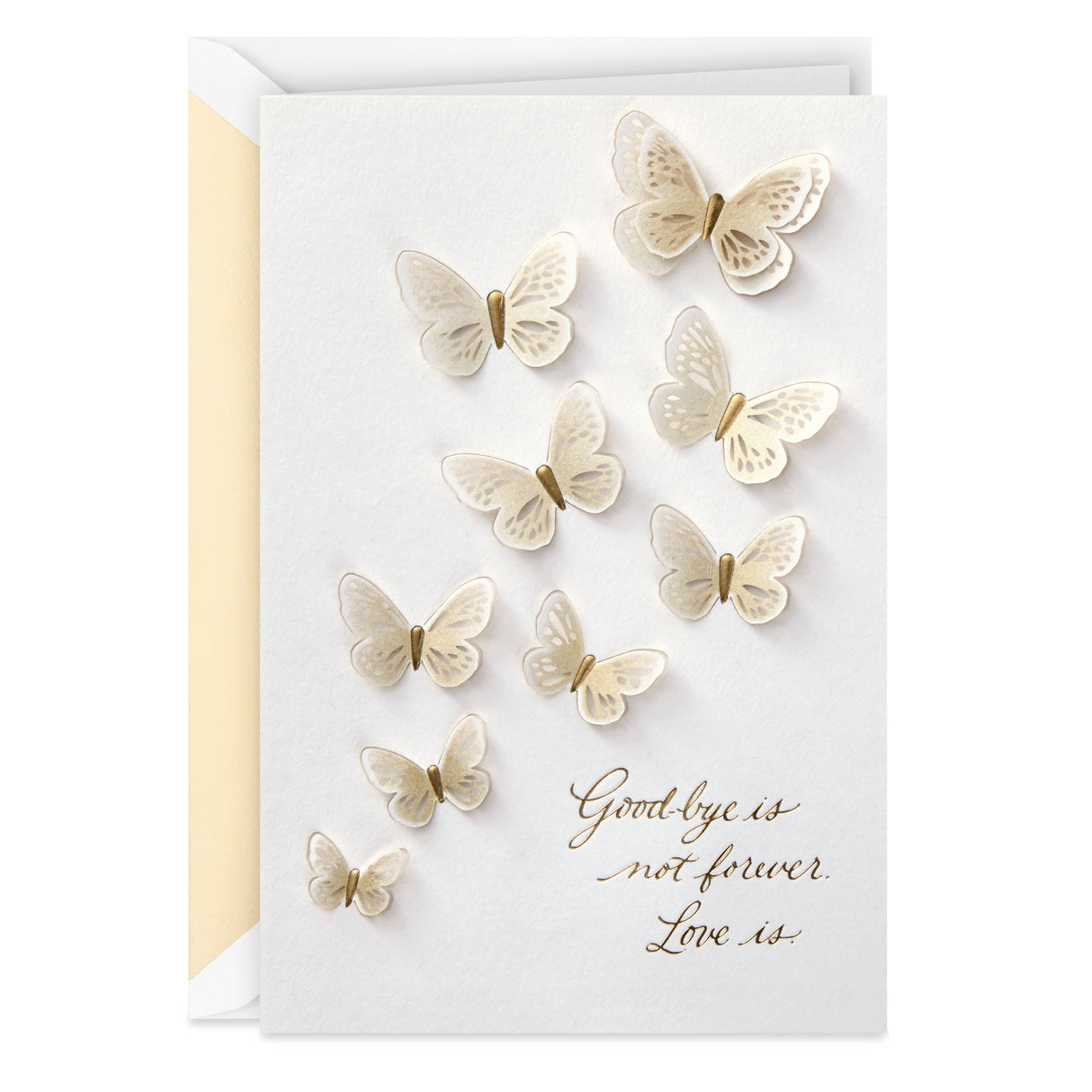  Signature Sympathy Card (Butterflies)