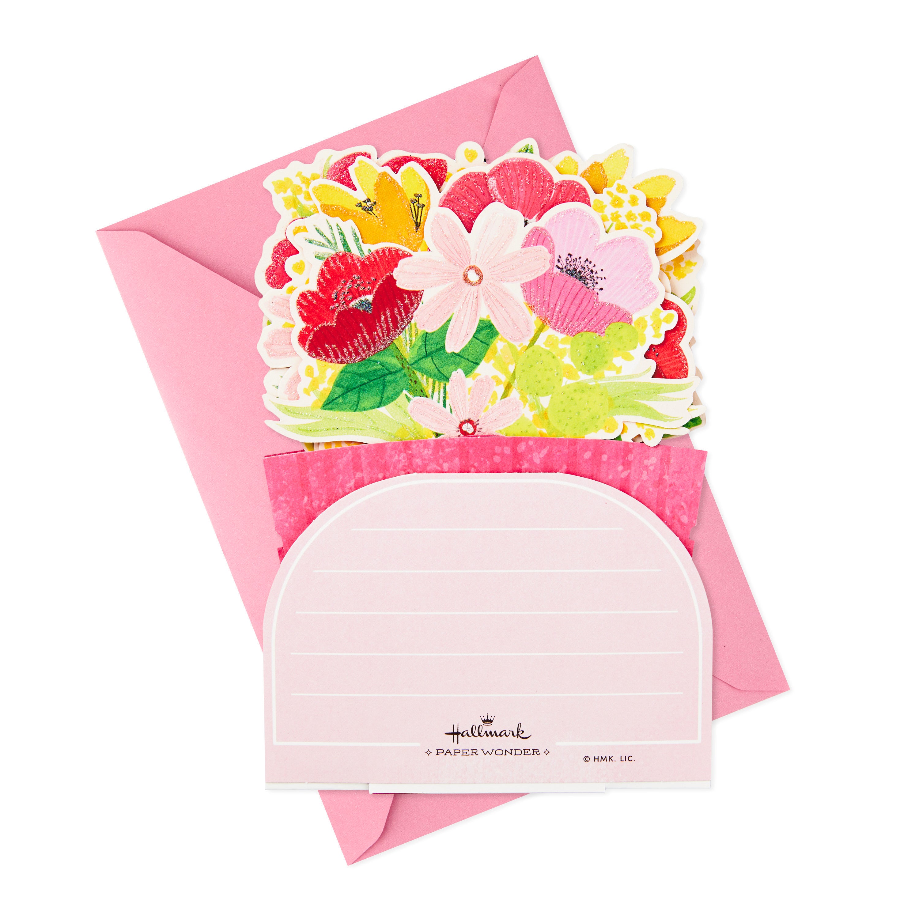 Paper Wonder Mothers Day Pop Up Card (Flower Bouquet, You Deserve This Day)