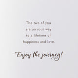 Wedding Card, Bridal Shower Card, or Engagement Card (Enjoy the Journey)