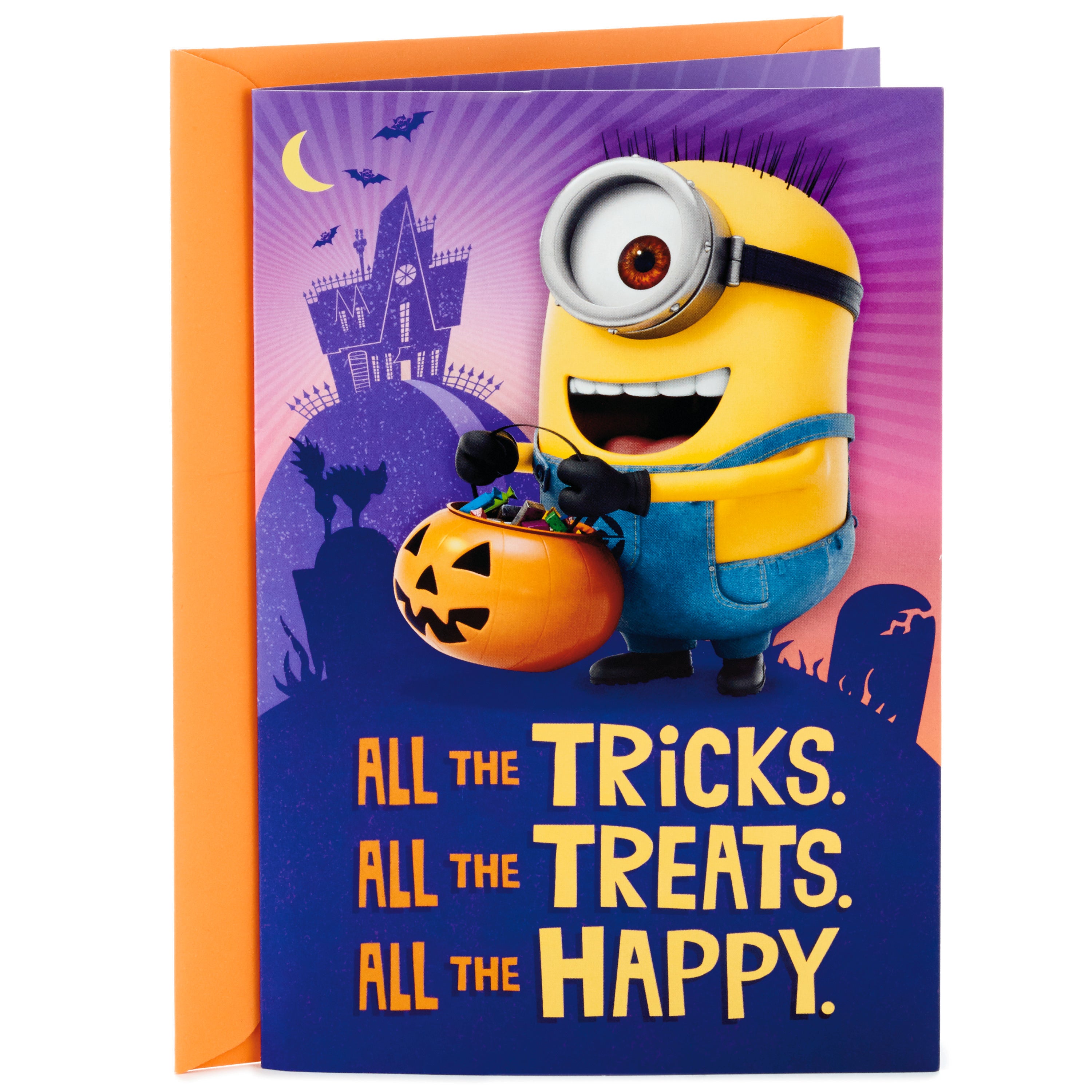 Minions Halloween Card with Song for Kids (Plays