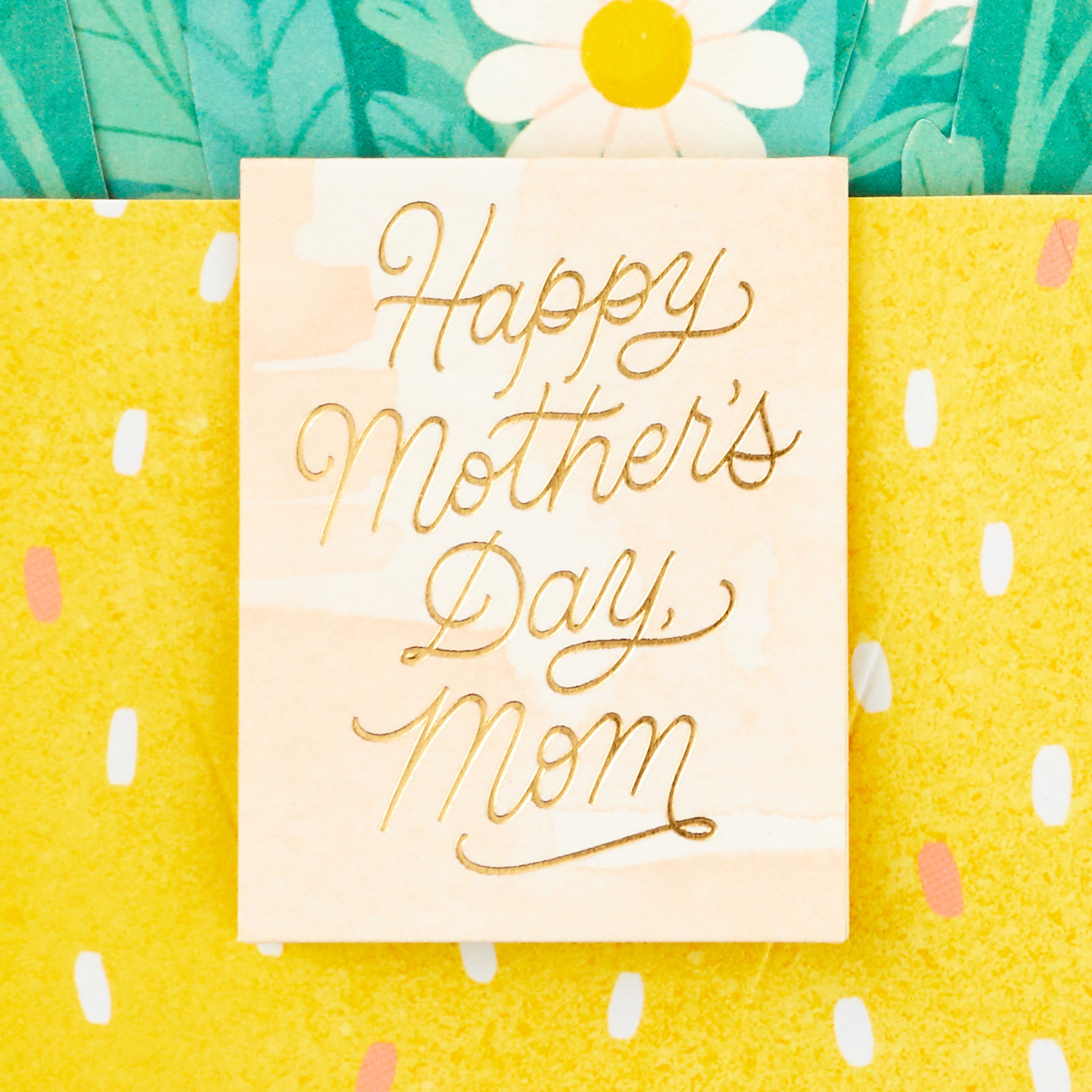 Paper Wonder Displayable Pop Up Mothers Day Card for Mom (Daisy Bouquet)