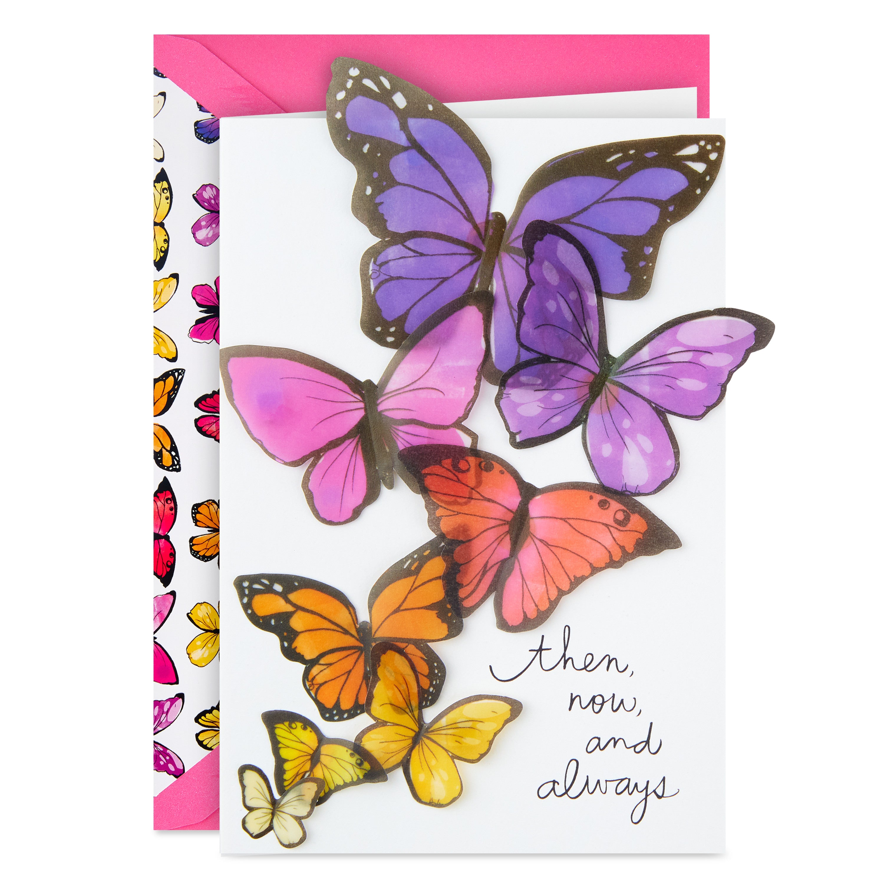 Signature Birthday Card for Sister (Butterflies)