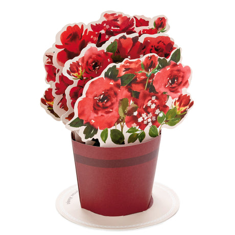 Paper Wonder Pop Up Valentines Day Card, Displayable Bouquet (Today, Tomorrow, Always)