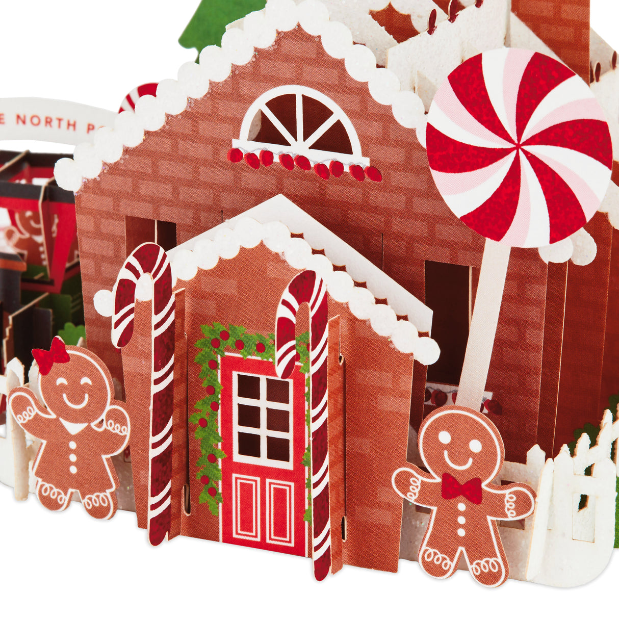 Signature Paper Wonder Pop Up Christmas Card (Gingerbread)