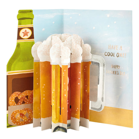 Paper Wonder Pop Up Fathers Day Card (Beer)