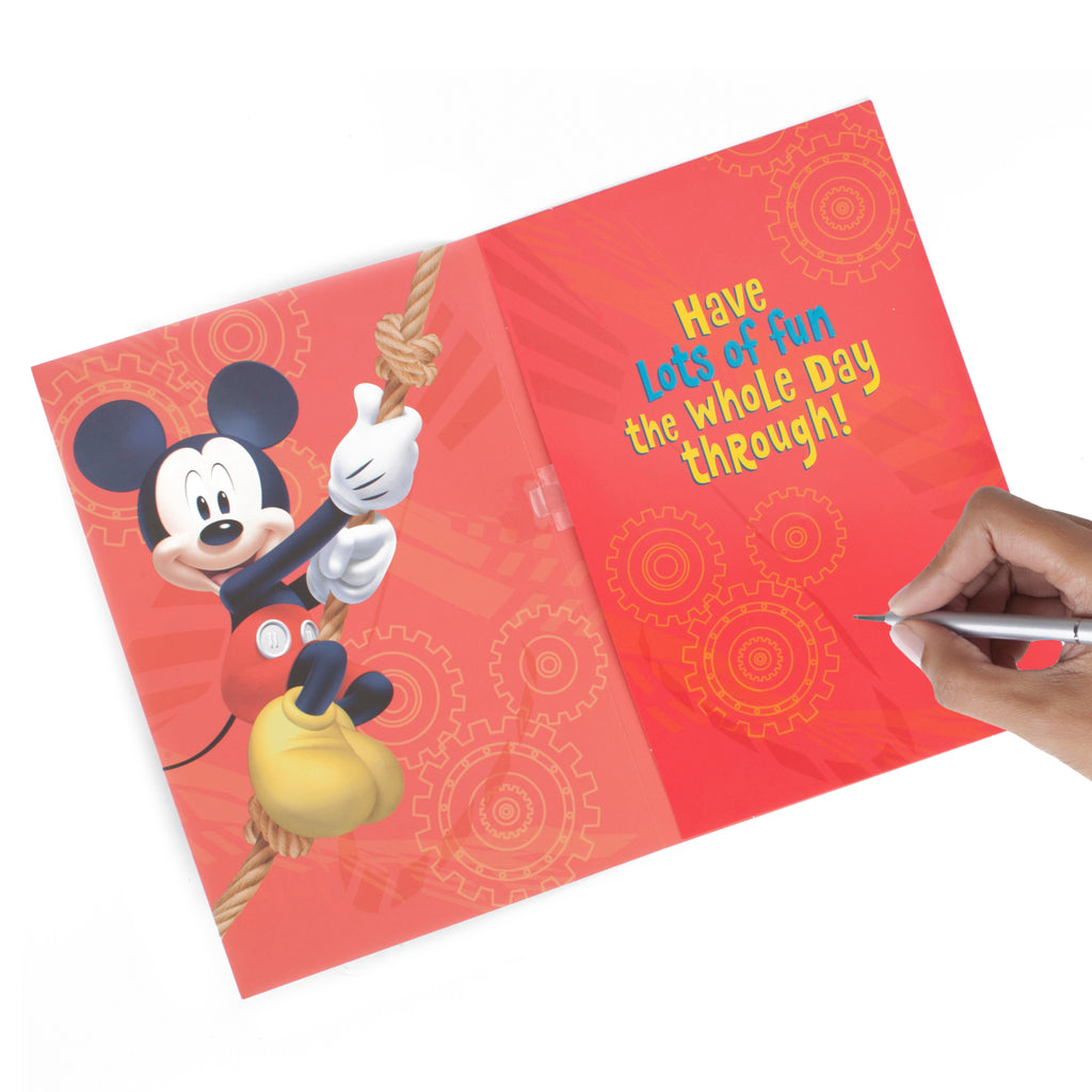 Birthday Greeting Card for Kids (Mickey Mouse Clubhouse)