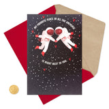 Valentines Day Card for Significant Other (Favorite Place in the Universe, Astronauts)