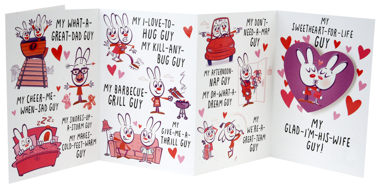 Funny Valentine's Day Card for Husband (Great Guy Poem)