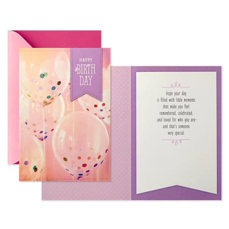 Birthday Card (Confetti Balloons)