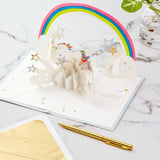 Signature Paper Wonder Pop Up Birthday Card (Unicorn, You Are Magical)